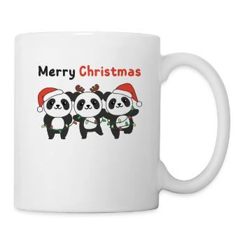 Panda Noël Animaux Pandas Joyeux Noël - Mug blanc - blanc - Droite