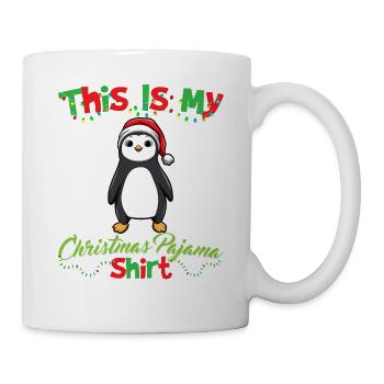 Ceci est ma chemise de pyjama de Noël pyjama pyjama - Mug blanc - blanc - Droite