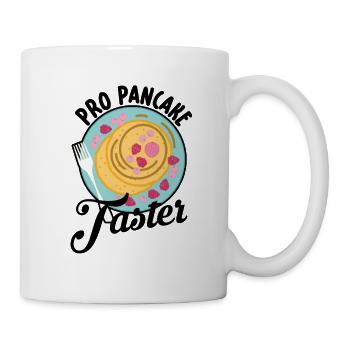 Pancake Taster Eating Breakfast Pancake Day - Mug - white - Right