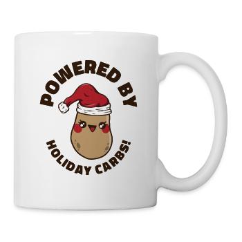 Christmas Vegetable Santa Claus Holiday Potato - Mug - white - Right