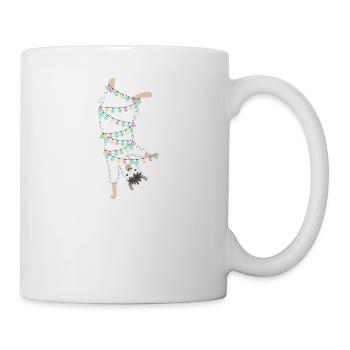 Joyeux Noël Drôle de Chemise de Noël - Mug blanc - blanc - Droite