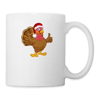 Merry Christmas Lustiges Weihnachtsshirt - Tasse - Weiß - Rechts