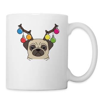 Joyeux Noël Drôle de Chemise de Noël - Mug blanc - blanc - Droite
