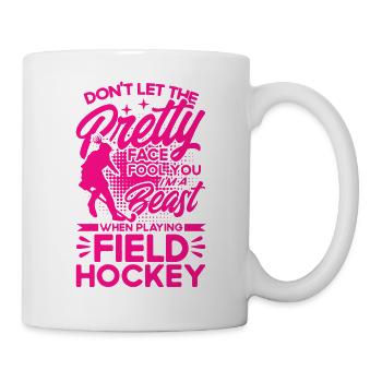 Field hockey game indoor field hockey team sports - Mug - white - Right