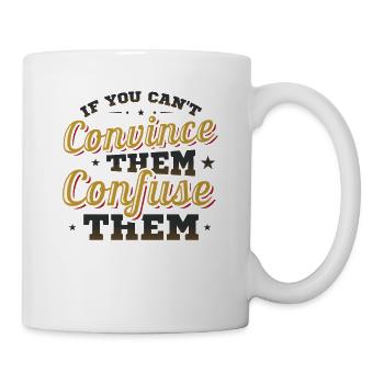 Debating Team, Confuse, Debating - Mug - white - Right