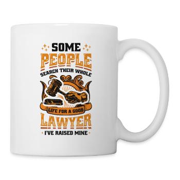 Père d’un avocat - Mug blanc - blanc - Droite