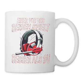 Der Controller Soll Mit Dir Sein. Videospiele - Tasse - Weiß - Rechts