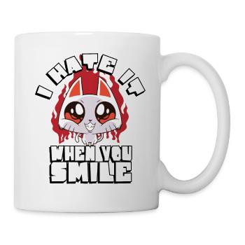 Ich Hasse Es, Wenn Du Lächelst | - Tasse - Weiß - Rechts