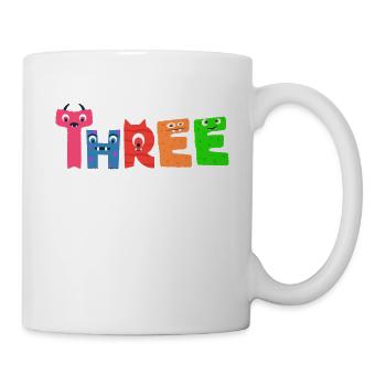 Three years old | Monster Birthday | Monster - Mug - white - Right