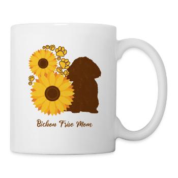 Mère Tournesol - Bichon Frise - Mug blanc - blanc - Droite