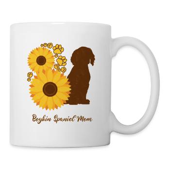 Sonnenblumenmutter - Boykin Spaniel - Tasse - Weiß - Rechts