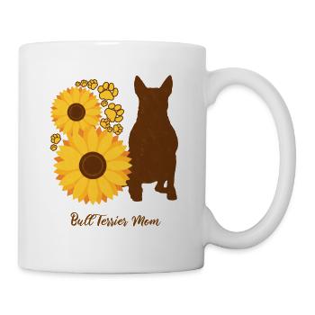 Mère Tournesol - Bull Terrier - Mug blanc - blanc - Droite