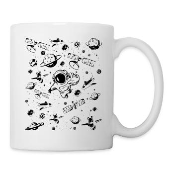 Space Travel Equipment Aerospace Spaceship Space A - Tasse - Weiß - Rechts