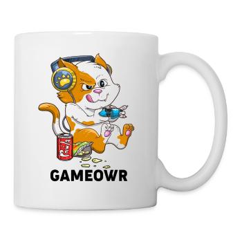 Kawaii Gaming Kitty Video Games Funny Gamer and - Mug - white - Right