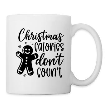 Christmas Calories Don't Count - Gingerbread Man - Mug - white - Right