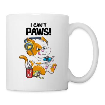 Funny Cat Gaming Kids Boys Gamer Video Games & - Mug - white - Right