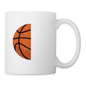 Never Stop Playing The Game, You Love Basketball 6 - Mug - white - Right