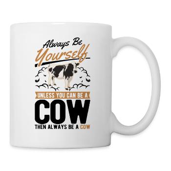 Cow Gift Farmer Cattle Breeder Cows - Mug - white - Right