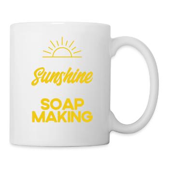 Fabrication de savon Cadeau Fabricant de savon maison - Mug blanc - blanc - Droite