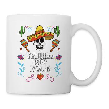 Tequila Por Favor Alcoholic Tequila Drinker Mexico - Mug - white - Right