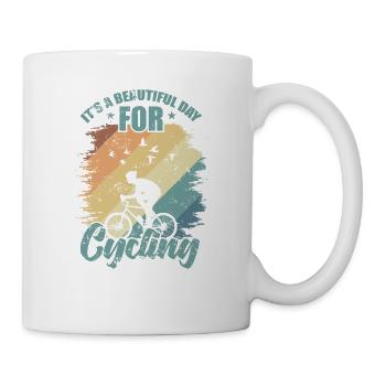 It's a Beautiful Day for Cycling Cycling - Mug - white - Right