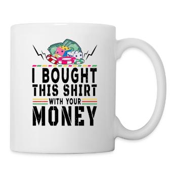 Casino Gambling Slot Machine Card Game - Mug - white - Right