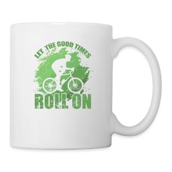 Let The Good Times Roll on Cycling - Mug - white - Right