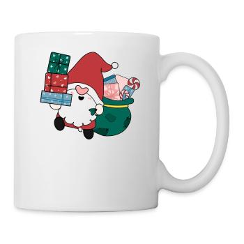 Merry Christmas Lustiges Weihnachtsshirt - Tasse - Weiß - Rechts