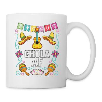 Chola AF Mexican American Pride Latin American - Mug - white - Right
