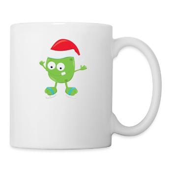 Joyeux Noël Drôle de Chemise de Noël - Mug blanc - blanc - Droite