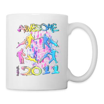 Génial depuis 2011. Agilité, Hundetraining - Mug blanc - blanc - Droite