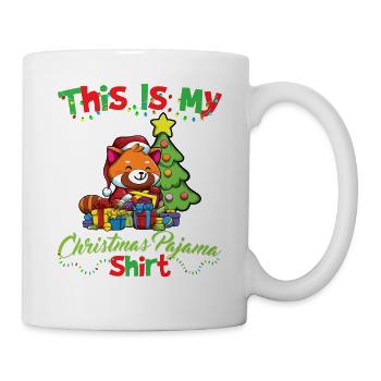 Ceci est ma chemise de pyjama de Noël pyjama pyjama - Mug blanc - blanc - Droite