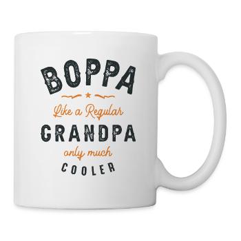 Boppa Like a Regular Grandpa Dad - Mug - white - Right
