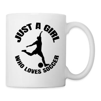 Soccer Filles Entraîneur de soccer Femme joueuse de soccer - Mug blanc - blanc - Droite