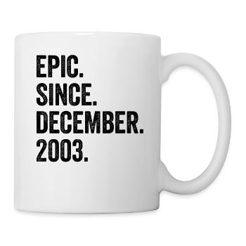 19 Years Old December 2003 19th Birthday - Mug - white - Right