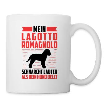 Lagotto Romagnolo schnarcht laut Trüffelhund - Tasse - Weiß - Rechts