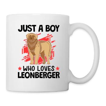 Un seul garçon qui aime Leonberger - Mug blanc - blanc - Droite