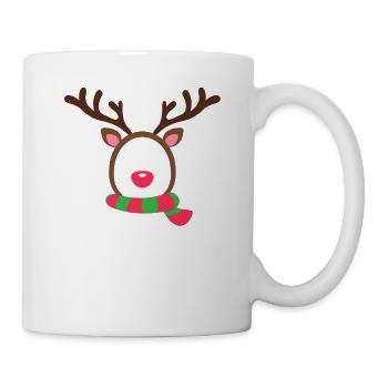 Joyeux Noël Drôle de Chemise de Noël - Mug blanc - blanc - Droite