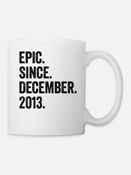 Epic Since December 2013 9. Geburtstag - Tasse - Weiß
