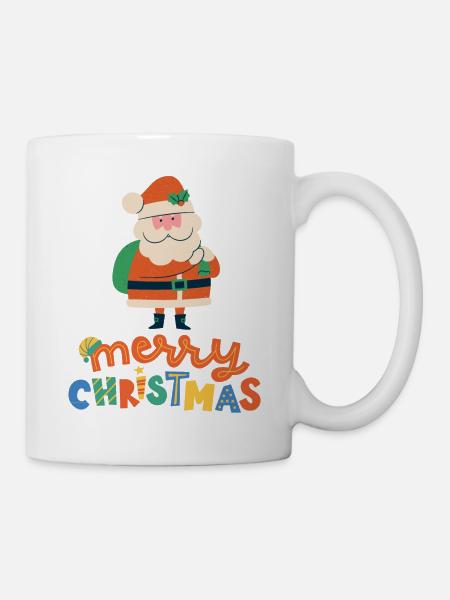 Merry Christmas Funny Christmas Shirt - Mug - white