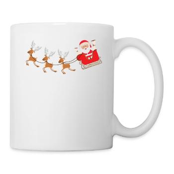 Merry Christmas Funny Christmas Shirt - Mug - white - Right