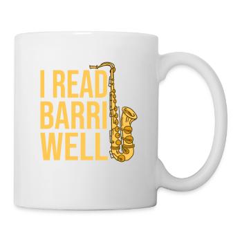 J’ai bien lu Barri Saxophoniste Saxophoniste - Mug blanc - blanc - Droite