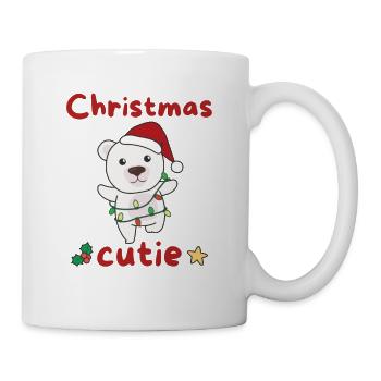 Polar Bear Christmas Polar Bear Christmas Cutie - Mug - white - Right