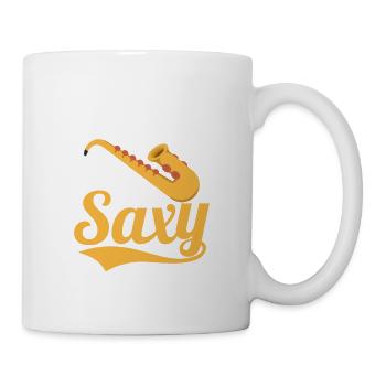 Keepin' It Saxophoniste Saxophoniste Marching Band Saxophone - Mug blanc - blanc - Droite