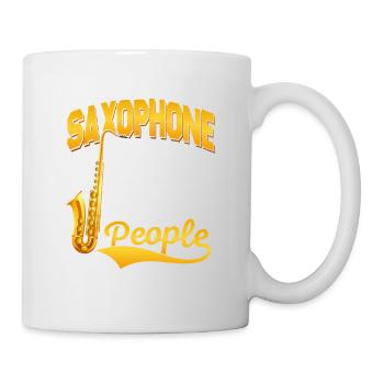 Saxophone L’instrument pour les personnes intelligentes Pl - Mug blanc - blanc - Droite