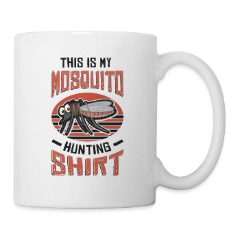 C’est ma chasse aux moustiques. - Mug blanc - blanc - Droite