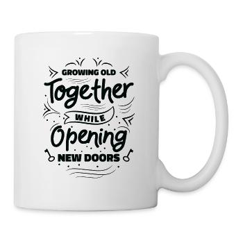Retirement Couple Grandparents Life Quote Vintage - Mug - white - Right