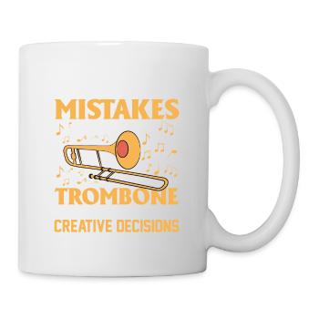 I Don't Make Mistakes When Playing A Trombone Play - Mug - white - Right
