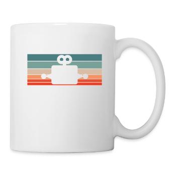 Tut mir leid, ich kann keine Pläne mit Robotik haben - Tasse - Weiß - Rechts