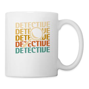 Retro Detective Investigator - Mug - white - Right